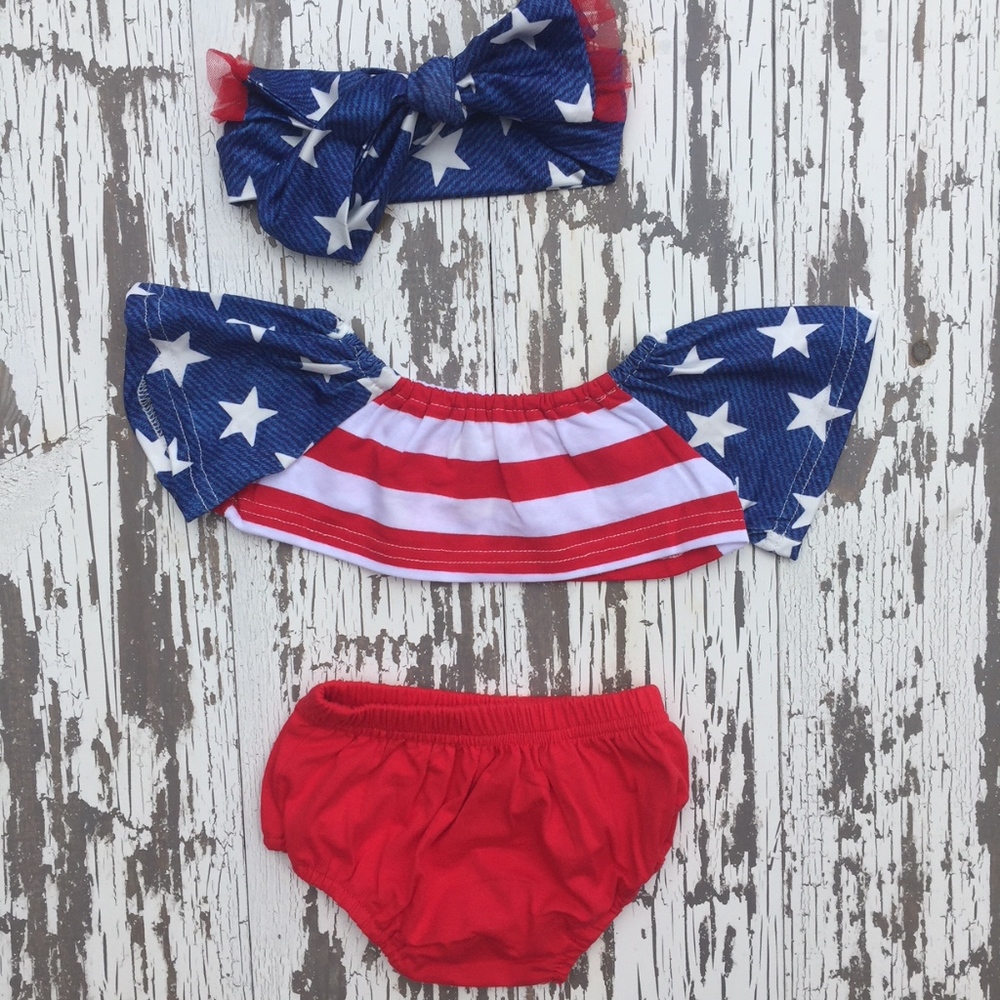 Girl's Fourth of July Outfit